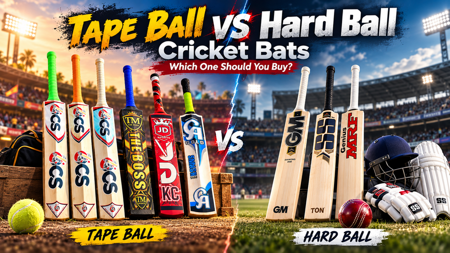 Tape Ball vs Hard Ball Cricket Bats: Which One Should You Buy?