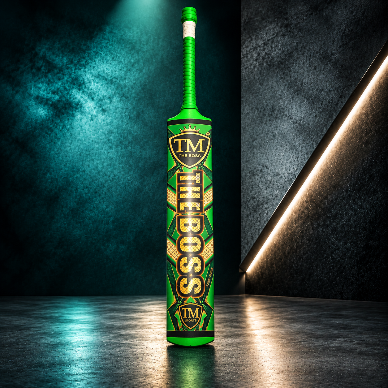 TM Boss Edition Cricket Bat – Green