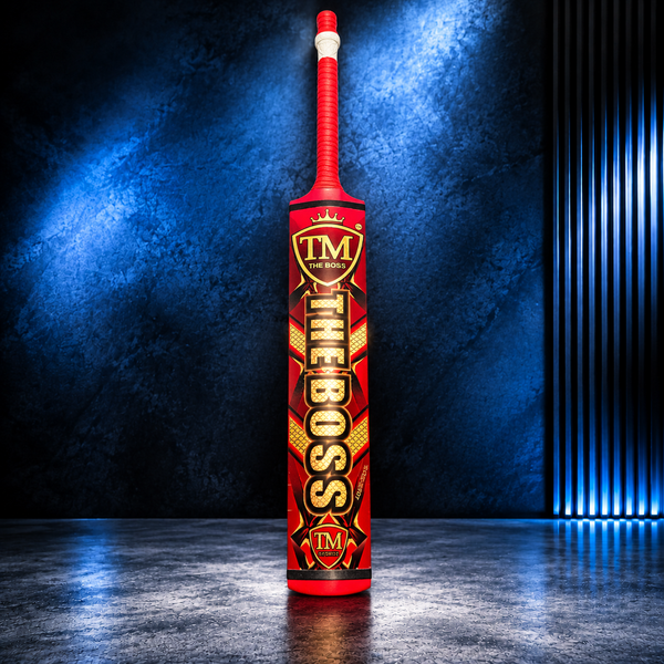 TM Boss Edition Cricket Bat – Red