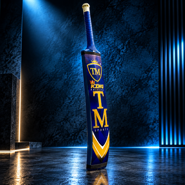 TM King Edition Cricket Bat – Blue