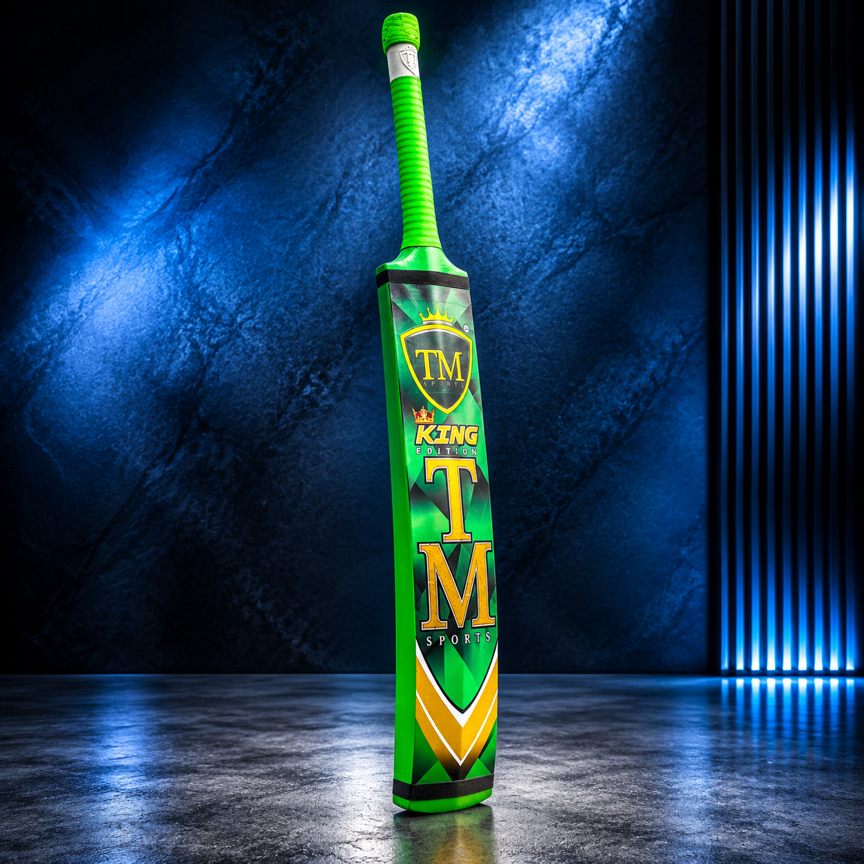 TM King Edition Cricket Bat – Green