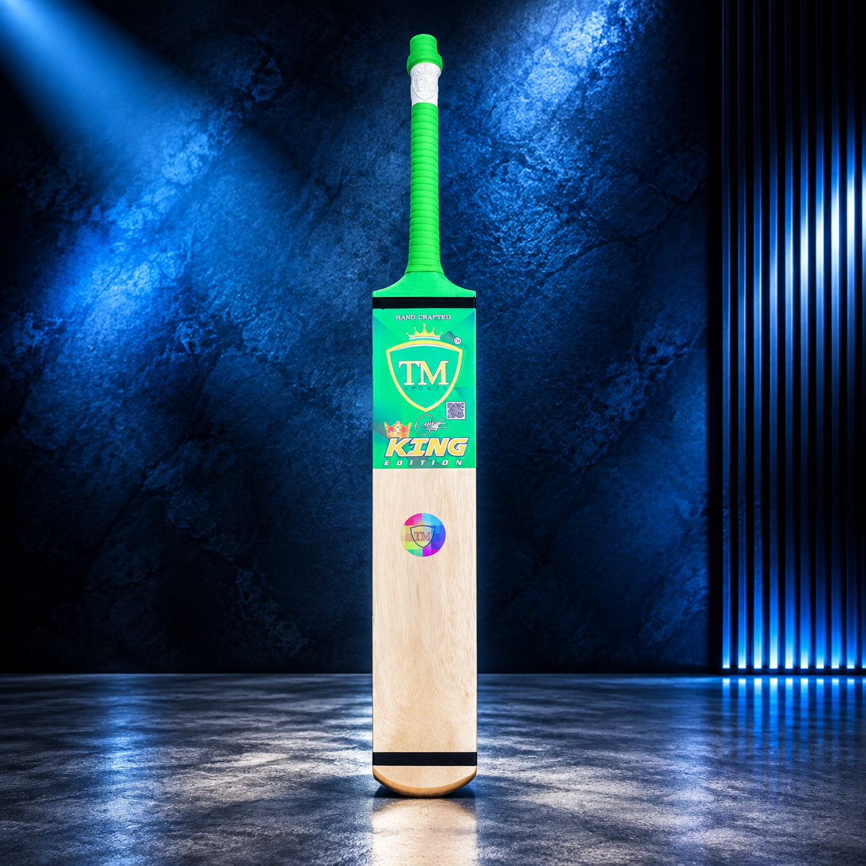 TM King Edition Cricket Bat – Green