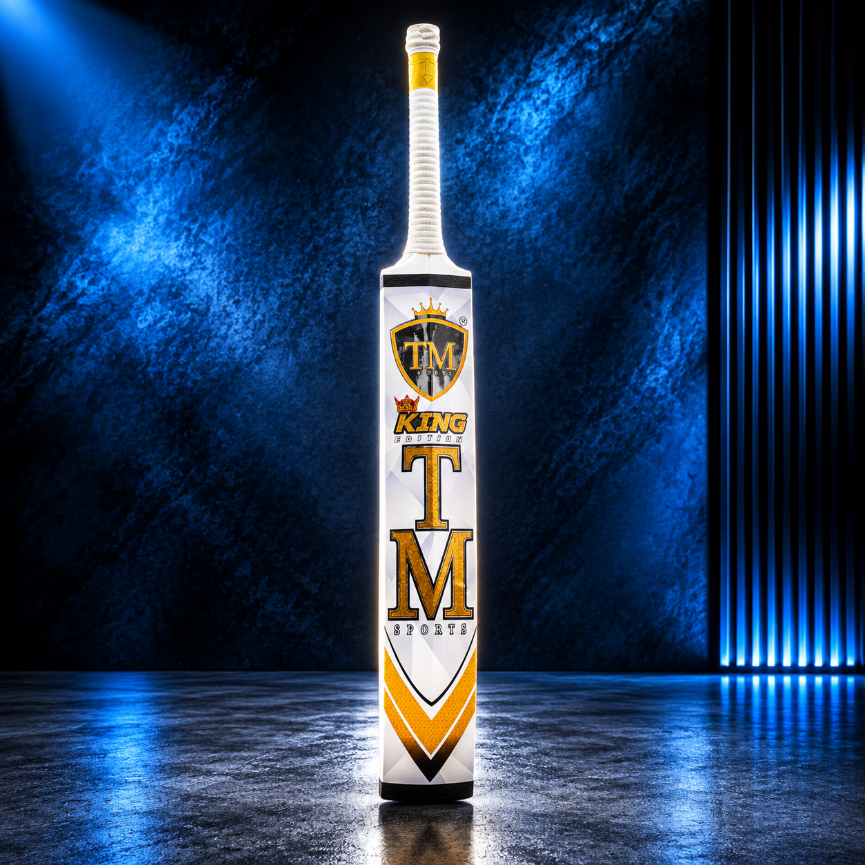TM King Edition Cricket Bat – White