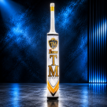 TM King Edition Cricket Bat – White